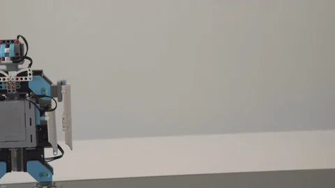 Creation and programming for dancing robot penguin Stock Footage 77422643