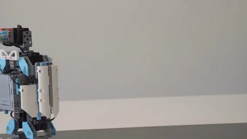 Creation and programming for dancing robot penguin Stock Footage 77422840