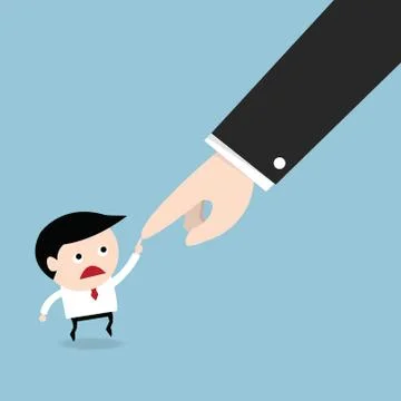 Creation Businessman, flat design Stock Illustration