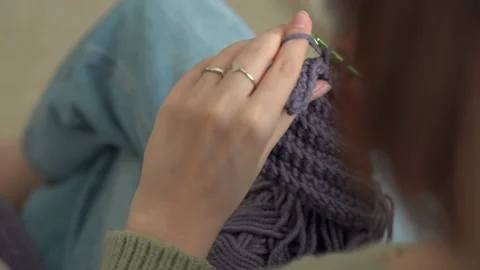 Creation of handmade accessories and clothes from natural materials and fabrics. Stock Footage 199590732