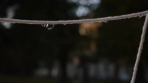 Creation of a huge soap bubble shot from the inside in park with people Stock Footage 87520244
