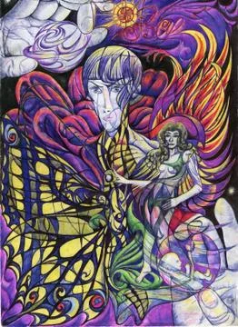 The creation Stock Illustration