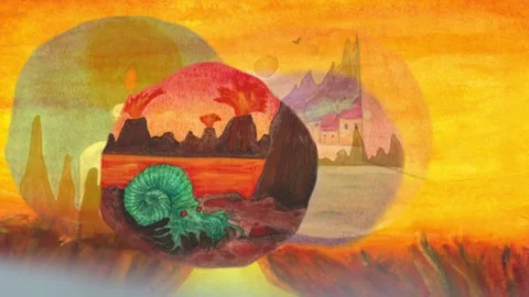 The Creation of Life (2023)animation Stock Footage 260025904