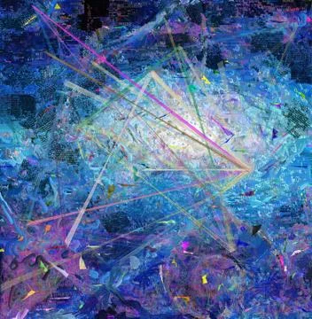 Creation moment Stock Illustration