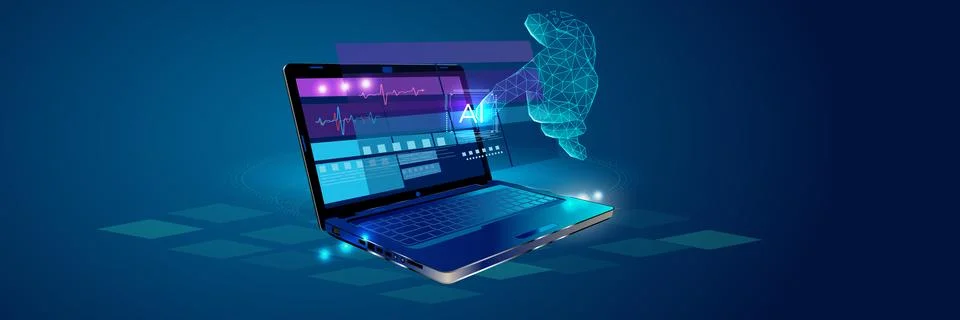 Creation responsive internet website for multiple platforms. Building mobile Stock Illustration