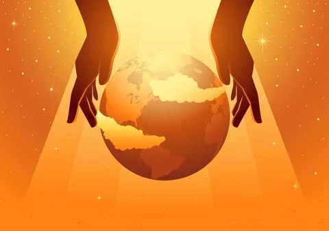 The Creation of the World Stock Illustration