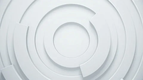 Creative 3d background with rings and rotating parts. 動画素材 132134850