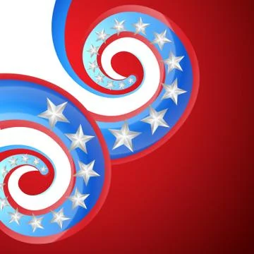 Creative 4th of july Stock Illustration