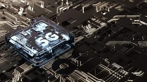 Creative 5g Technology Scene tech Foto stock