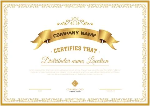 Creative abstract and modern multipurpose certificate vector Stock Illustration