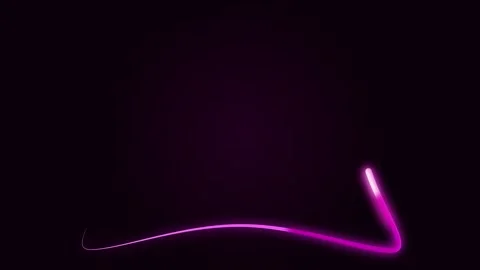 Creative abstract animation with flowing light effects on dark background Stock Footage 300438472