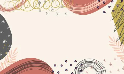 Creative abstract art banner background Stock Illustration