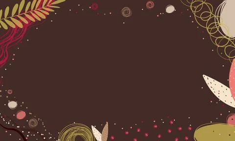 Creative abstract art banner background template. minimalism concept design Stock Illustration