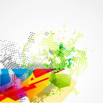 Creative abstract art Stock Illustration