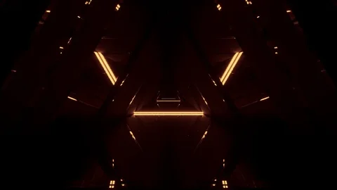 Creative abstract background, dynamic pattern, gold triangle . Video stock 124466298