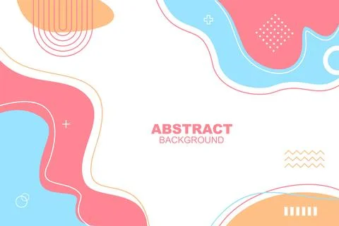 Creative abstract background with geometric shapes Stock Illustration