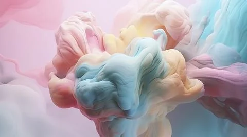 Creative abstract background. Light soft nude colors cloud Stock Illustration