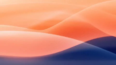 Creative Abstract Background with Warm Gradient Light Waves Stock Footage 332343753