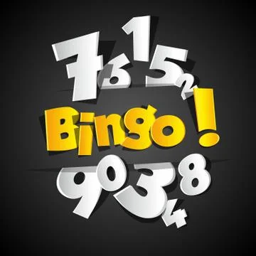 Creative Abstract Bingo Illustrazione stock