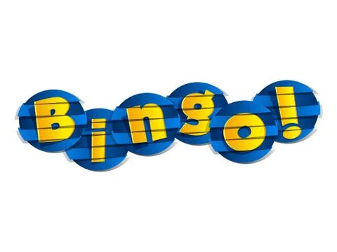 Creative Abstract Bingo Stock Illustration