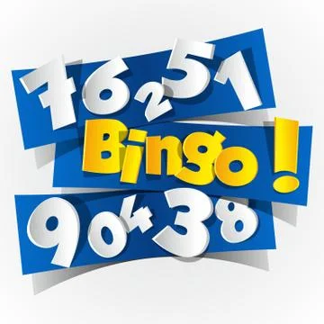 Creative Abstract Bingo symbol Stock Illustration