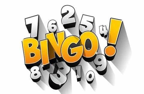 Creative Abstract Bingo symbol Stock Illustration