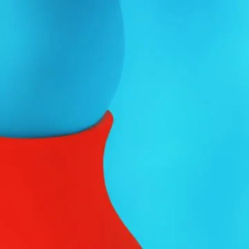 Creative Abstract Blue And Red Background Illustrazione stock