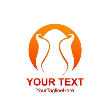 Creative abstract circle petal vector logo design template element. Colored o Stock Illustration