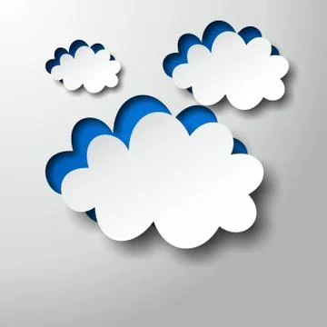 Creative Abstract Clouds Stock Illustration