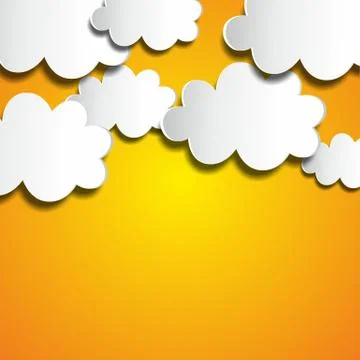 Creative Abstract Clouds Stock Illustration