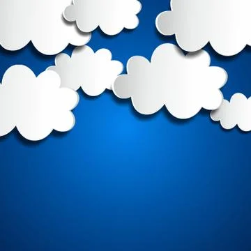 Creative Abstract Clouds Stock Illustration