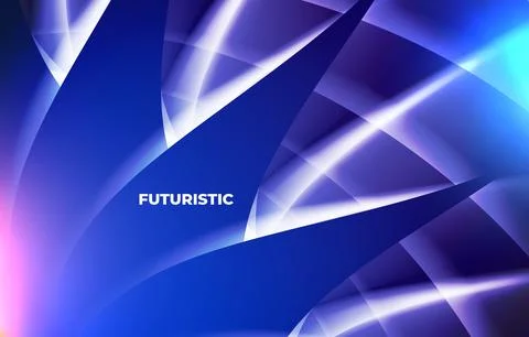 Creative abstract colorful modern with light effect vector with blue color Illustrazione stock