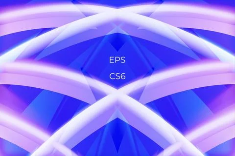Creative abstract colorful with white shape isometric style with blue color Stock Illustration