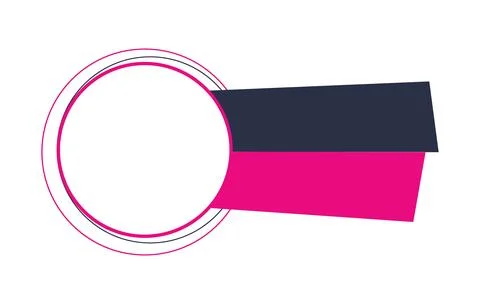 Creative abstract design featuring geometric shapes and vibrant colors, sho.. Stockillustratie