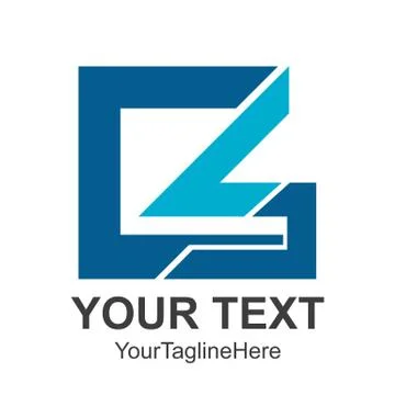 Creative abstract diamond square vector logo design. Abstract logo design sha Stock Illustration