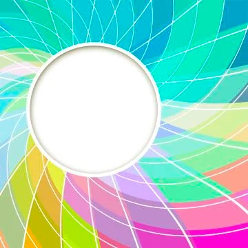Creative Abstract Digital Light Flower Stock Illustration