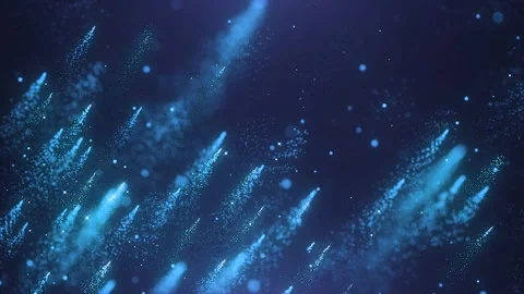 Creative abstract falling rain background with blue color with glitter effect  Stock Footage 247318822
