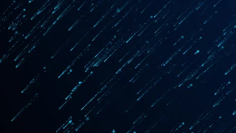 Creative abstract falling rain blue color with glitter effect starburst Stock Footage 341935146