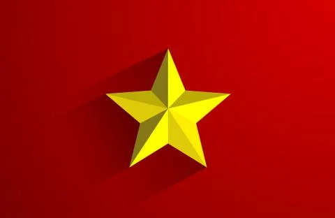 Creative Abstract Flag of Vietnam Illustrazione stock