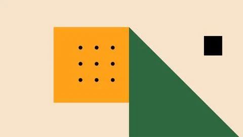 Creative Abstract Geometric Background Illustrazione stock