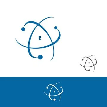 Creative, abstract graphic design security cloud vector app Stock Illustration