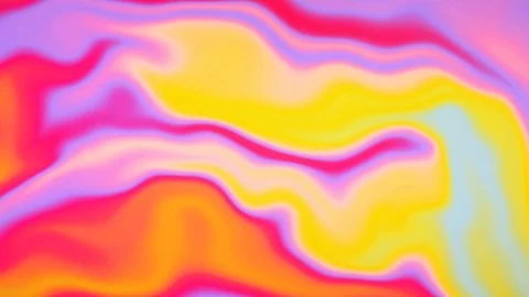 Creative Abstract Holographic Gradient Foil Liquid 4K Loop Animation. Stock Footage 127512065