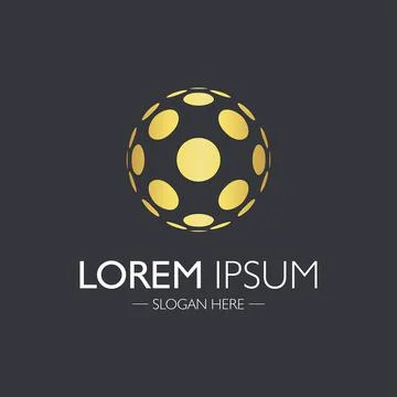 Creative abstract logo design Stock Illustration