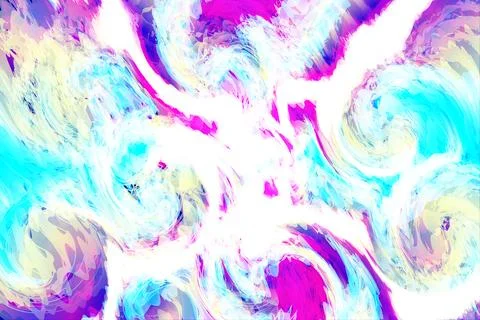 Creative abstract marble art with wavy overly gradient neon glowing color Stock-Illustration