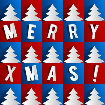 Creative Abstract Merry Christmas Card Stock Illustration