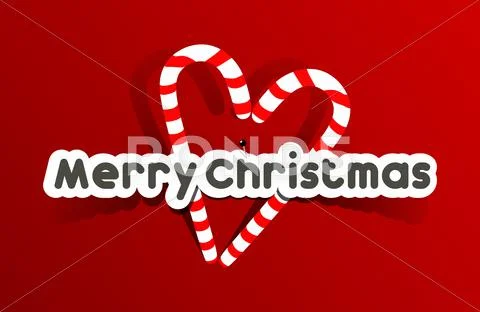 Creative Abstract Merry Christmas Card Stock Illustration