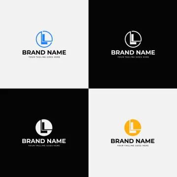 Creative abstract modern Initial Letter L logo design vector template. Letter Stock Illustration