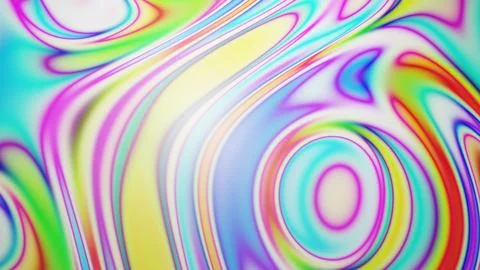 Creative abstract modern liquid optical illusion marble texture colored wavy Иллюстрация