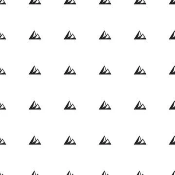 Creative, abstract mountains icon background Illustrazione stock