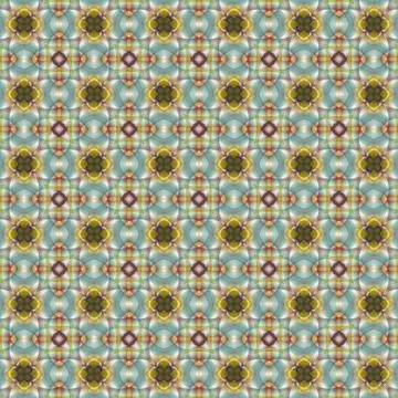 Creative abstract seamless pattern for printing on fabric, paper for scrapboo Illustrazione stock